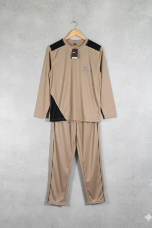 2 Pcs Men's Fleece Printed Sweatshirt Track Suit